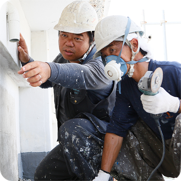 すべて当店の職人が対応